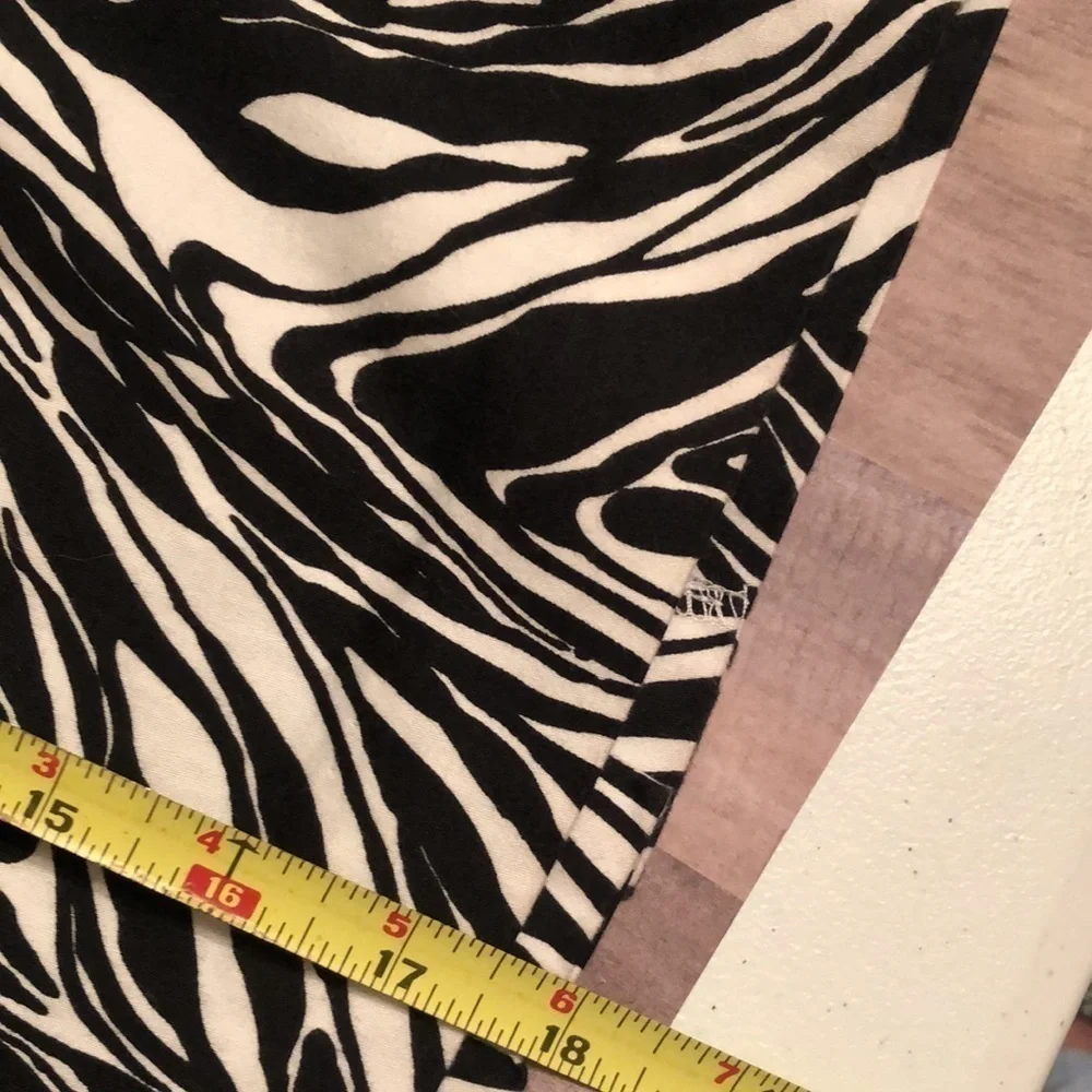 Willi Smith zebra pattern a-line skirt, Sz 8